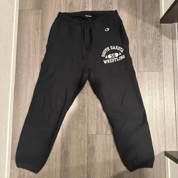 Champion 블랙 스웨트 팬츠 M