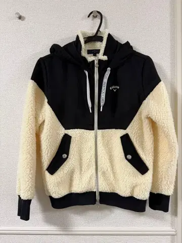 Callaway 플리스 자켓 M 블랙/아이보리