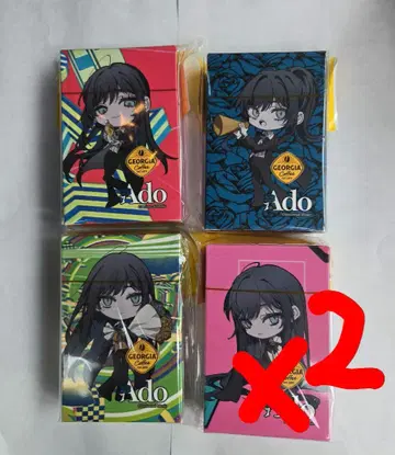 Ado 조지아 코카콜라 트럼프 전 4종 컴플리트 세트 x 2세트