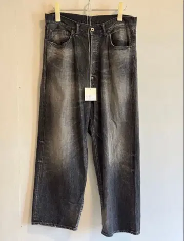 YOKO SAKAMOTO 23SS 데님 페이드 블랙 M