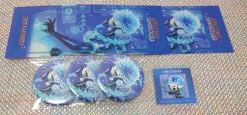 트위스테 오르토 기숙사복 캔뱃지 금박 빅 클리어 카드 특전