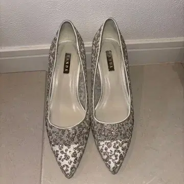 RANDA 글리터 튤 펌프스