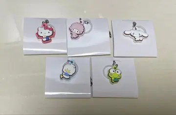 산리오 더블 참 구미 키티 피아노 시나몬 페크루 케로피