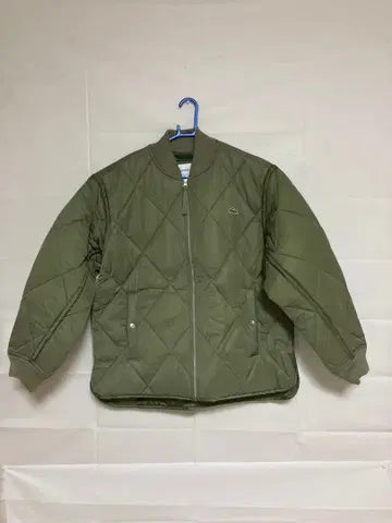 LACOSTE 올리브 퀼팅 자켓 US M