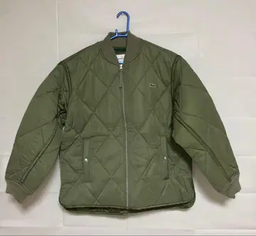 LACOSTE 올리브 퀼팅 자켓 US M
