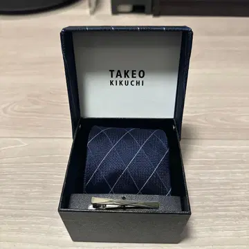 TAKEO KIKUCHI 체크 무늬 넥타이