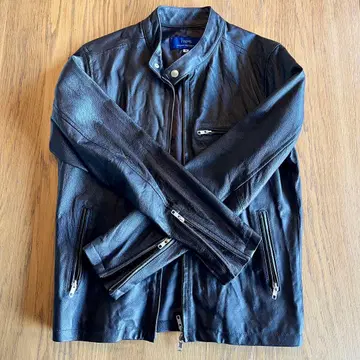 URBAN RESEARCH 가죽 자켓 다크 브라운