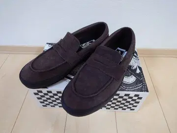 [ VANS ] 스케이트 로퍼 스웨이드 브라운 27cm