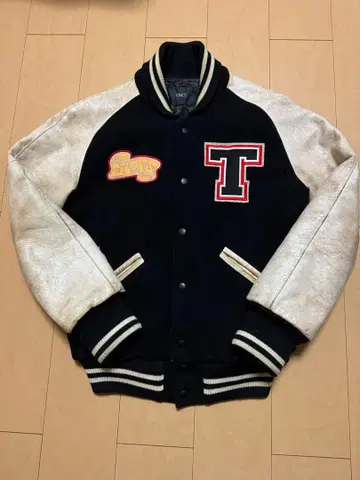 TMT 바시티 자켓 블랙