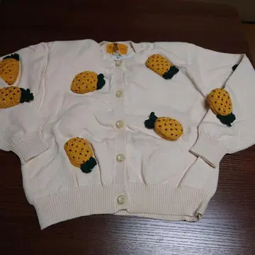 PINK HOUSE 파인애플 니트 가디건 미사용품 레어