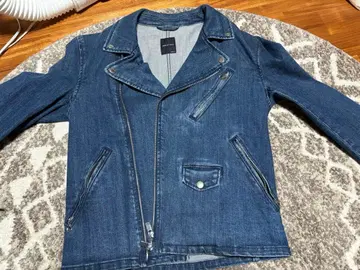 ships jet blue 데님 라이더 자켓