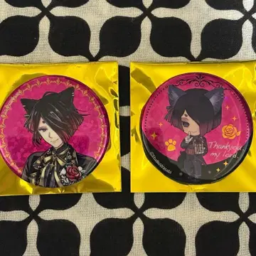 악마고양이 난자타운 유한 홀로그램 캔뱃지 세트