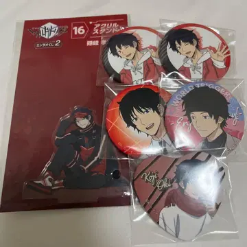 월드 트리거 오키 코지 엔터테인먼트 복권 아크릴 스탠드 캔뱃지