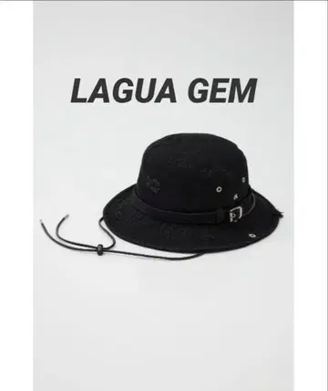 LAGUA GEM 워시 빈티지 사파리 햇