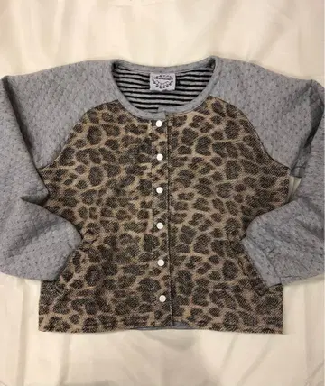FAIRGROUND 레오파드 무늬 가디건 S