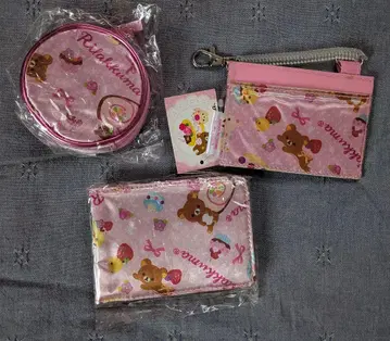 리락쿠마 파우치, 카드 케이스, 패스 케이스 세트
