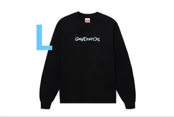 Girls Don't Cry 블랙 맨투맨 L 사이즈