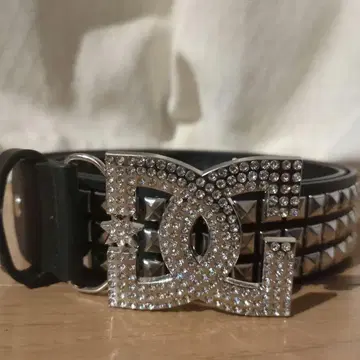 DC 로고 스터드 벨트 블랙 sk8
