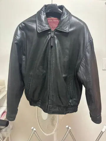 블랙 가죽 자켓 M 사이즈