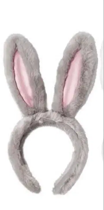 디즈니 토끼 귀 머리띠 그레이 덤보