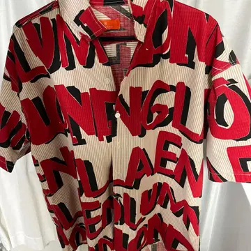 BERUERU 반팔 셔츠 그래픽 프린트