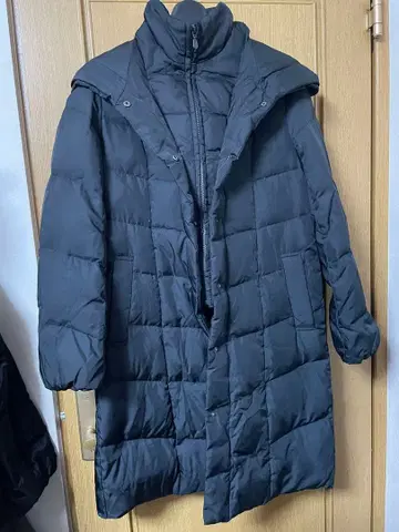 a.v.v standard 블랙 롱 다운 자켓