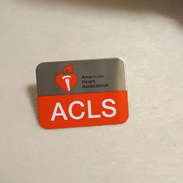 AHA ACLS 핀 배지