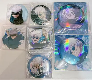 주술회전 고죠 사토루 캔뱃지 7개 세트