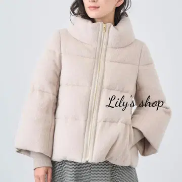 아나이 알파카 샤기 다운 코트