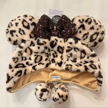 미니 팬캡 디즈니 표범 무늬