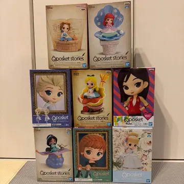 Qposket stories 디즈니 프린세스 피규어 세트 8체