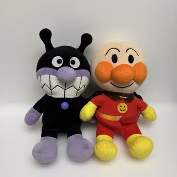 호빵맨 세균맨 봉제 인형 세트