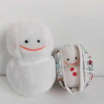 눈사람 봉제 인형 레트로 아틀리에 토요코 크리스마스