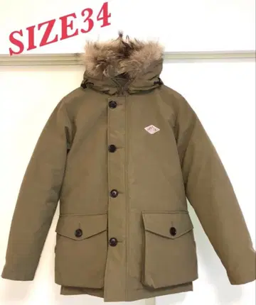 단톤 타서 후드 다운 사이즈 34