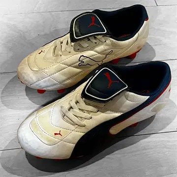 Puma 축구화 화이트/네이비/레드