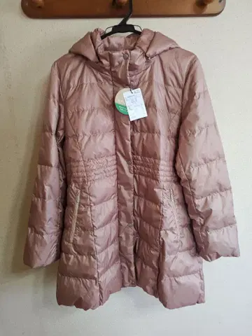 DECOY 핑크 롱 다운 코트 사이즈 11