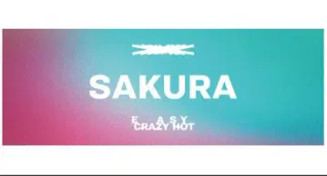 르세라핌 사쿠라 스포츠 타월