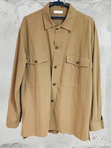 KILL CITY 베이지 긴팔 셔츠 아우터 ( L 상당 )