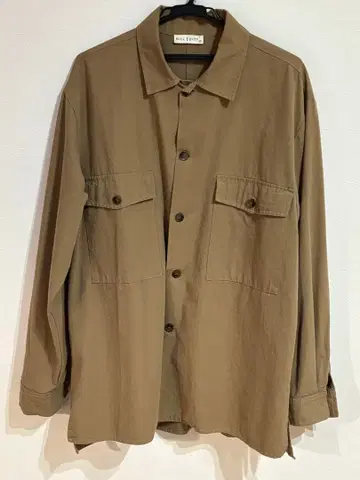 KILL CITY 베이지 긴팔 셔츠 아우터 ( L 상당 )