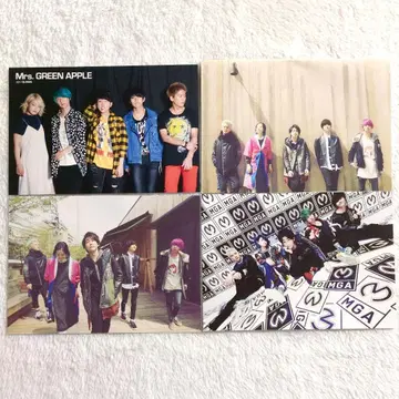 엽서 4장 세트 Mrs. GREEN APPLE 미세스 혜택