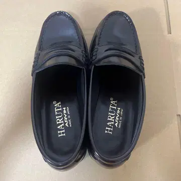 HARUTA 블랙 로퍼 22.5cm