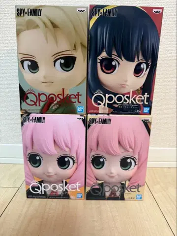 SPY x FAMILY Qposket 피규어 4체 세트