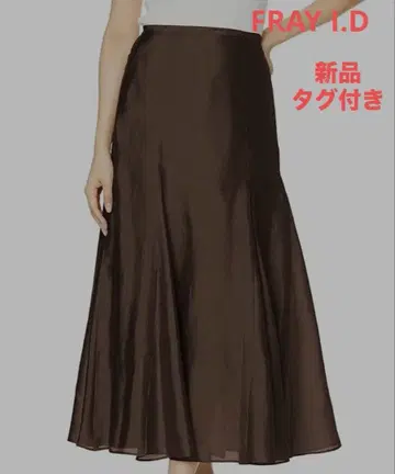 [ 새상품, 미사용품 ] FRAY I.D 시어 플레어 스커트