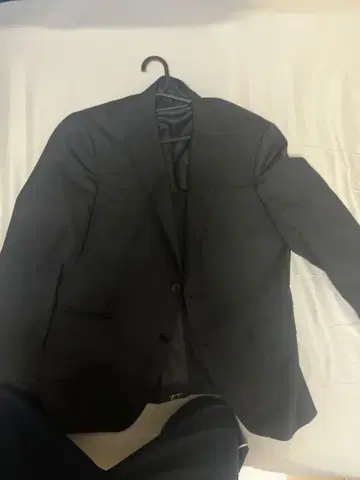 블랙 비즈니스 정장 미사용 택 포함