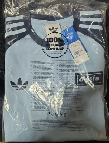 oasis x adidas 긴팔 티셔츠