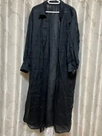 그린 라벨 시어 셔츠 원피스