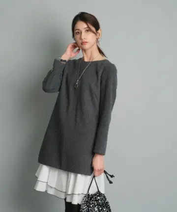 [ 새상품급 ] 저스길리티*바이컬러 헤무컷 원피스