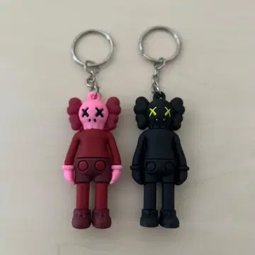 KAWS 카우스 러버 피규어 키링 세트