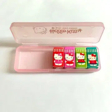 헬로키티 지우개 4세트