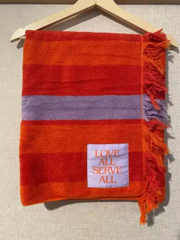 후지이 카제 LOVE ALL SERVE ALL 타월